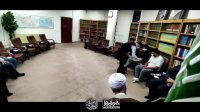 دیدار اعضای هیئت خادم الرضا(ع) با آیت الله اعرافی