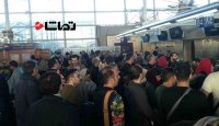 سرگردانی مسافران تهران - زاهدان پس از  9 ساعت تاخیر