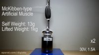 عضله مصنوعی که هزار برابر وزن خودش را بلند می کند