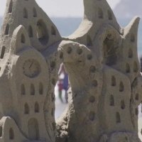 زیبا ترین مجسمه شنی جهان