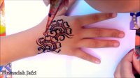 آموزش طراحی حنا روی دست قسمت 71