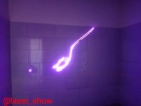 لیزر شو نوشتاری سه بعدی