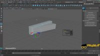 طراحی دستگیره در با فرمان اکسترود Extrude در نرم افزار مایا 2018 (Autodesk Maya 2018)