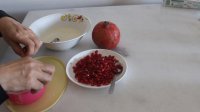 دسر بشکل انار- آشپزی از اینجا تا آنجا