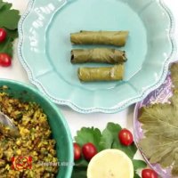 فیلم آموزش آشپزی در یک دقیقه (دلمه برگ مو) 20