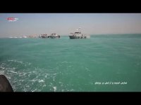 نمایش اقتدار مرزبانان  در پهنه آب های نیلگون خلیج فارس