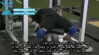 آموزش حرکت پرس هالتر پشت بازو روی پین Pin Presses