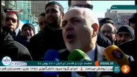 حضور محمد جواد ظریف در راهپیمایی ۲۲ بهمن