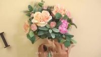 آموزش دسته گل عروس