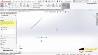 رسم Line با حالت های مختلف نرم افزار سالیدورکز یا سالیدورک 2018 (SOLIDWORKS 2018)
