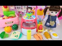 بازی دخترانه آشپزی عروسک و نی نی کوچولو : دستگاه سرخ کن