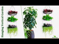 ساخت باغچه عمودی و زیبا با استفاده از محافظ پنکه دور ریختنی