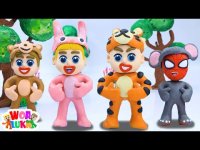 کارتون خمیر بازی کودکانه لوکا و دوستان