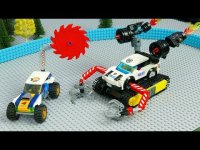 ماشین بازی کودکانه شهر لگوها : ماشین پلیس غول پیکر به دنبال خلافکار