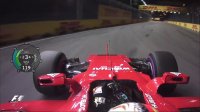 Sebastian Vettel's Pole Lap | 2017 Singapore Grand Prix