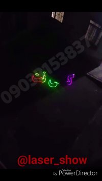 لیزر نوشتاری فول کالر لیزر تبلیغاتی