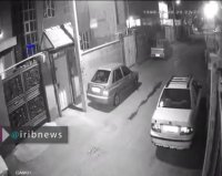 فیلم دوربین مدار بسته هنگام وقوع زلزله تهران(با صدا)