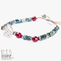 دستبند نقره طرح انار