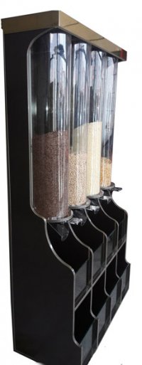 قفسه واستند حبوبات دانه نما