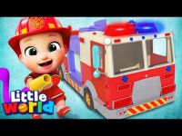 کارتون دنیای کوچولوها : ماشین آتش نشانی , آمبولانس و آشغالی