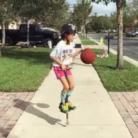 بسکتبال با چوب پرشی