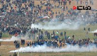 16 شهید و 1416 مجروح فلسطینی بر اثر تیراندازی و شلیک گاز اشک آور
