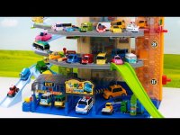 ماشین بازی در دنیای اسباب بازی اتوبوس های کوچولو : پارکینگ طبقاتی