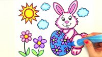 رنگ آمیزی کودکان - تخم مرغ رنگی