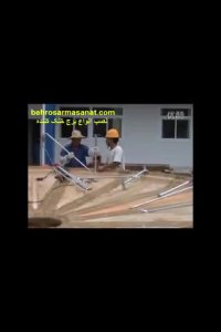 نصب برج خنک کننده(کولینگ تاور) -بهروسرماصنعت