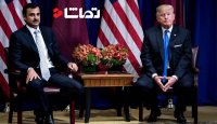 گفت و گو امیر قطر با دونالد ترامپ در کاخ سفید