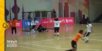 گل زیبای فرشته کریمی در لیگ فوتسال کویت