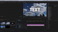 How to place a VIDEO inside TEXT In Adobe Premiere Pro CC Tutorial