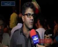 شادمانی مردم جویبار پس از نقره کمیل قاسمی