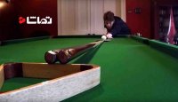 مهارت بی نظیر در بازی بیلیارد