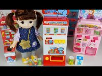 بازی آشپزی دخترانه عروسک و نی نی کوچولو : توت فرنگی و ذرت : دستگاه خرید اتوماتیک