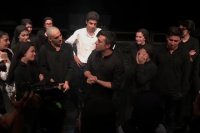 بغض اشکان خطیبی هنگام پایان نمایش پزشک نازنین