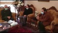 حضور فرمانده کل سپاه در منزل شهید فخری زاده