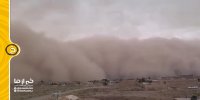 طوفان سهمگین شن در دهشیر یزد