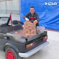 تبدیل ماشین به منقل کباب با " محمد بوراک "