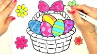 رنگ آمیزی کودکان - سبد تخم مرغ