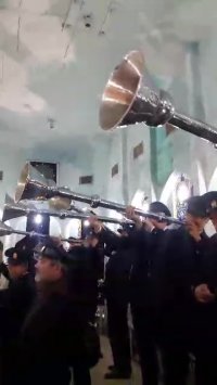 نغمه شادمانی نقاره های حرم رضوی در شب میلاد ام ابیها سلام الله علیها