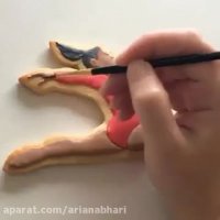 هنر نقاشی روی شیرینی