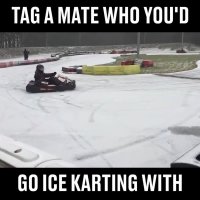 کارتینگ هیجان انگیز در برف