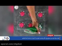 کیک هندوانه با برنجک و مارشمالو + آب هندوانه ای مدرن برای یلدا