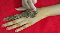 آموزش طراحی حنا روی دست قسمت 65