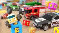 کارتون شهر ماشین ها : یادگیری نام ماشین آتش نشانی , پلیس , آشغالی