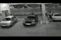 لحظه انفجار مهیب پراید در پمپ گاز