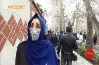 صف داروی کرونا در پارک‌وی