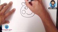 آموزش نقاشی : طراحی بچه خوک بامزه با ماژیک #آموزش نقاشی کودکان