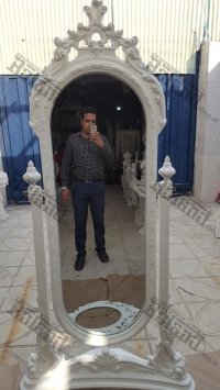 آینه های ایستاده برای مزون و آرایشگاه | مجسمه فایبرگلاس | مهندس خوشی 09192596870 | دکور آتلیه و مزون با قاب آینه های ایستاده